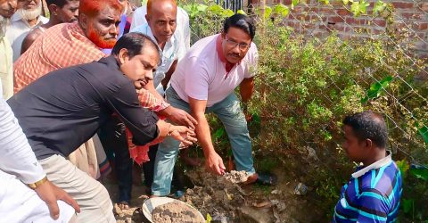 বিএনপি উন্নয়নের কর্ণধার: জনগণের অগ্রযাত্রায় দিওড়ে পানি নিষ্কাশন ড্রেনের উদ্বোধন