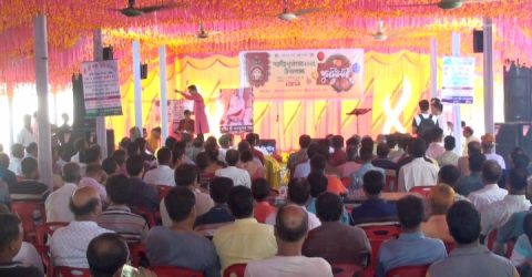 নাটোরে শারদীয় দুর্গোৎসব উপলক্ষে দিনব্যাপী পুর্নমিলনী অনুষ্ঠিত