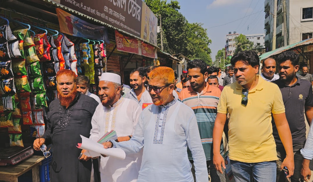 গাজীপুর-৩ আসনে জনতার কাছে পৌঁছাচ্ছে ৩১ দফার বার্তা নেতৃত্বে ডাঃ শফিকুল ইসলাম