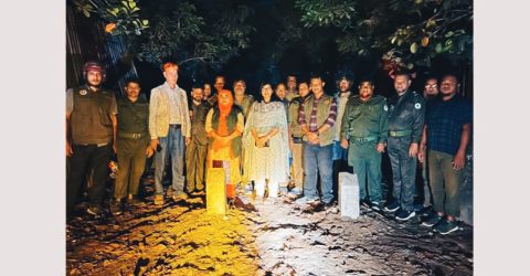 গাজীপুরে বন দখলের মহোৎসব! প্রীতি গ্রুপের রাস্তা নির্মাণে বন বিভাগের বাধা