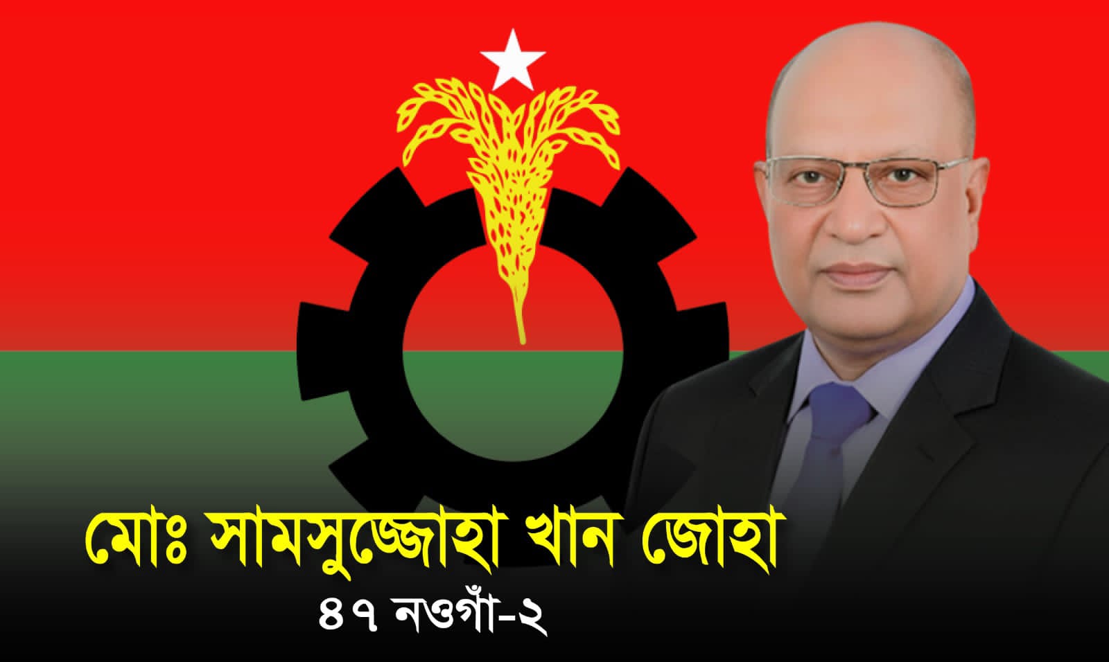 নওগাঁ-২ আসনে বিএনপির মনোনয়ন পেলেন শামসুজ্জোহা খান