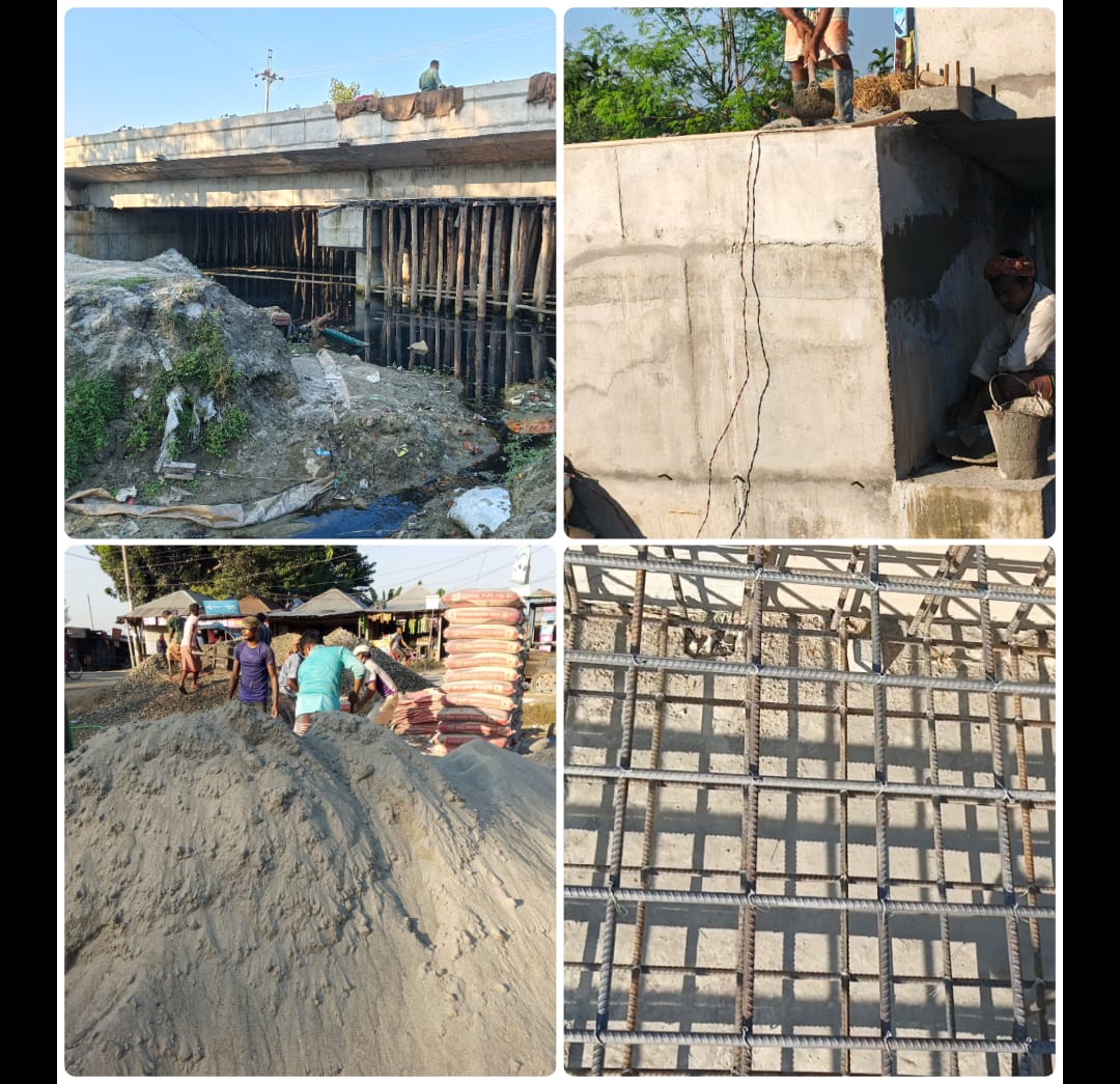 জলঢাকায় পানি উন্নয়ন বোর্ডের সেতু নির্মাণে গুণগত মান নিয়ে প্রশ্ন!