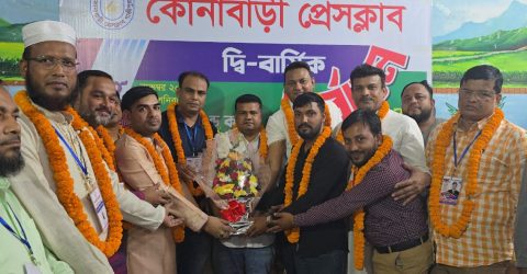 কোনাবাড়ী প্রেসক্লাবের দ্বিবার্ষিক নির্বাচনে সভাপতি মোরশেদ সম্পাদক ঝুটন