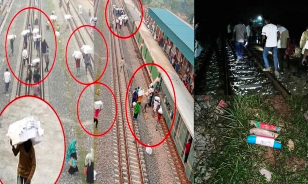 কুমিল্লায় ট্রেনের নিচে আতশবাজি বিস্ফোরণ; একটুর জন্য রক্ষা পেল শতাধিক যাত্রী