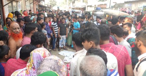 গাজীপুরে কাভার্ড ভ্যানের চাপায় একজনের মৃত্যু