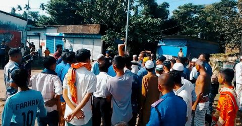 “আসবাবপত্র হস্তান্তরে উত্তেজনা: সুনামগঞ্জে ইউপি সদস্য ও পুলিশের ওপর হামলা”