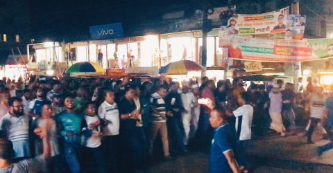 কামরুল হুদা প্রার্থী হওয়ায় চৌদ্দগ্রামে বিএনপির আনন্দ মিছিল