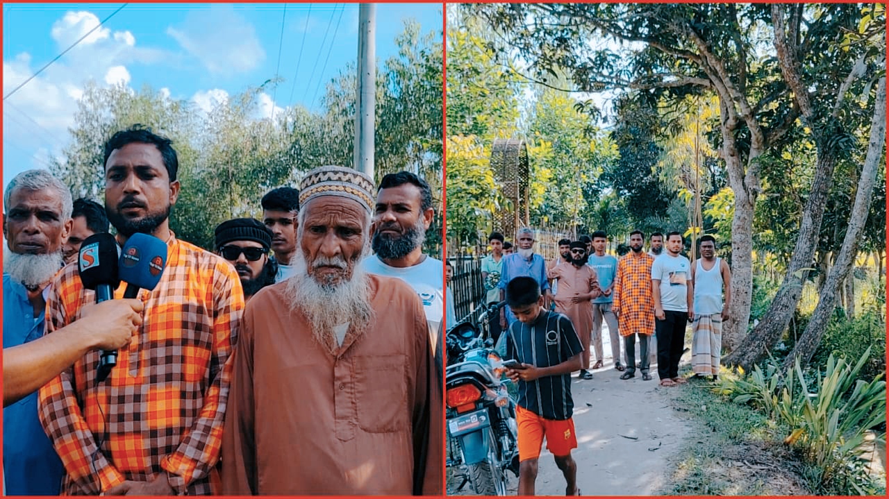 কাউনিয়ায় কবরস্থানের গাছ ভাঙচুরে এলাকায় উত্তেজনা, দোষীদের শাস্তির দাবি