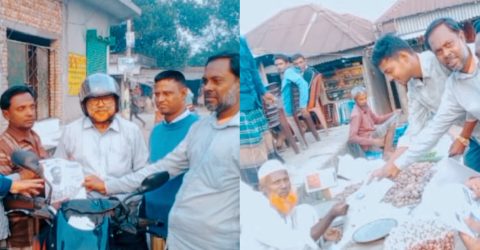 তাড়াশে ধানের শীষে ভোট চেয়ে নির্বাচনী প্রচারণা