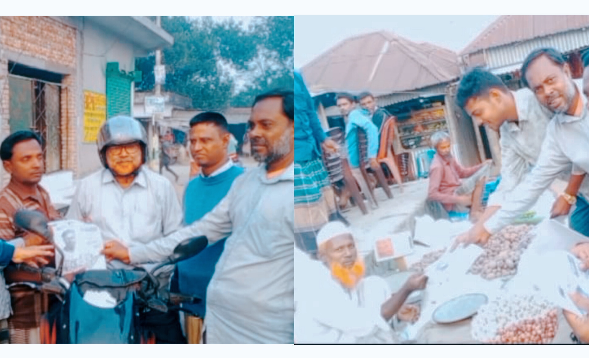 তাড়াশে ধানের শীষে ভোট চেয়ে নির্বাচনী প্রচারণা