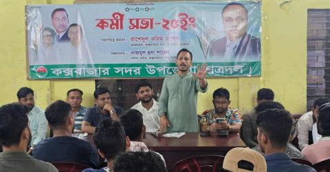 তারুণ্যের ভাবনায় ধানের শীষ: সদর উপজেলা ছাত্রদলের কর্মী সভা